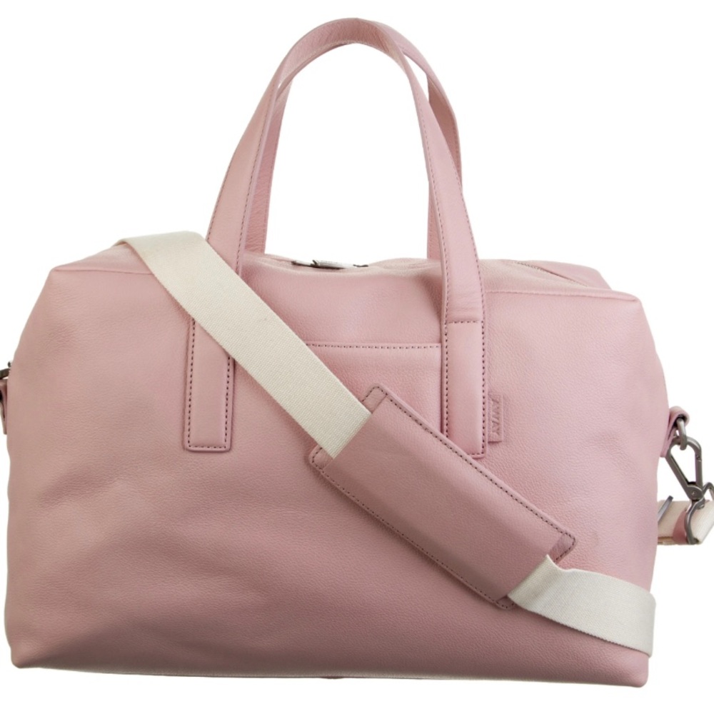 Leather Away Carry On Luggage Bag